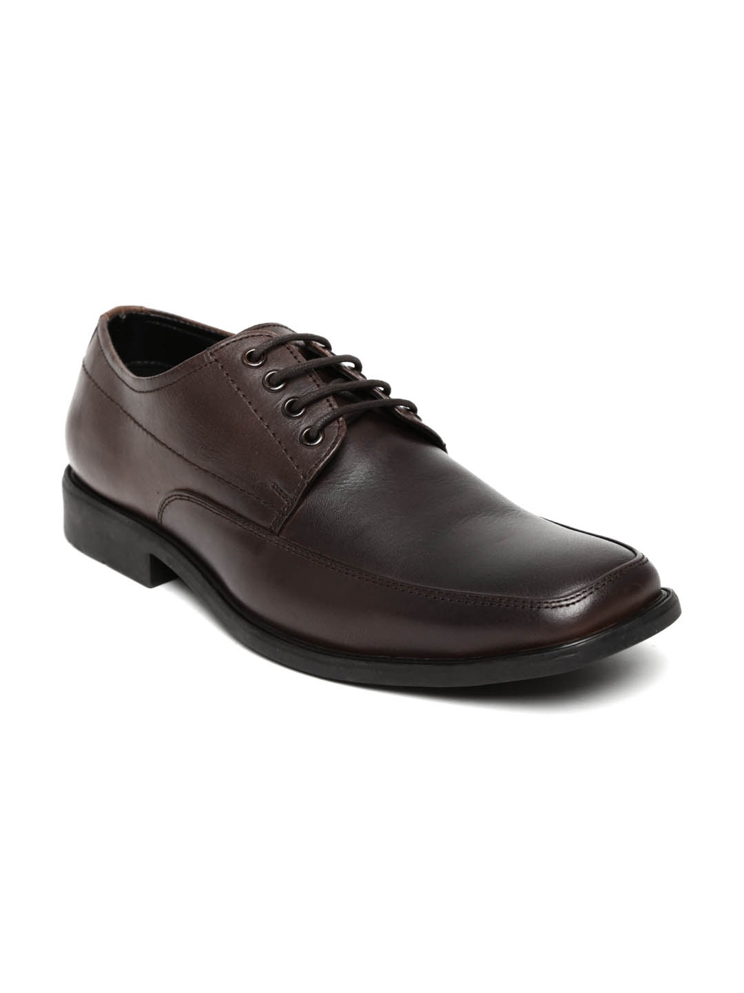 Buy Delize Men Coffee Brown Leather Formal Shoes Formal Shoes
