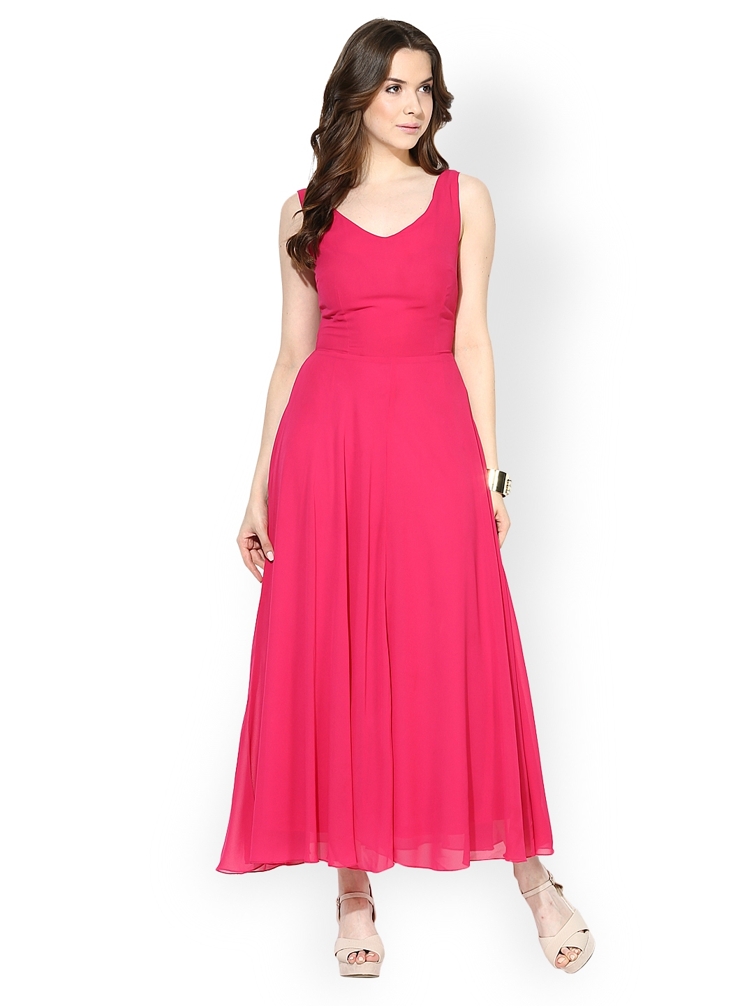 Buy Harpa Pink Maxi Dress - Dresses for 