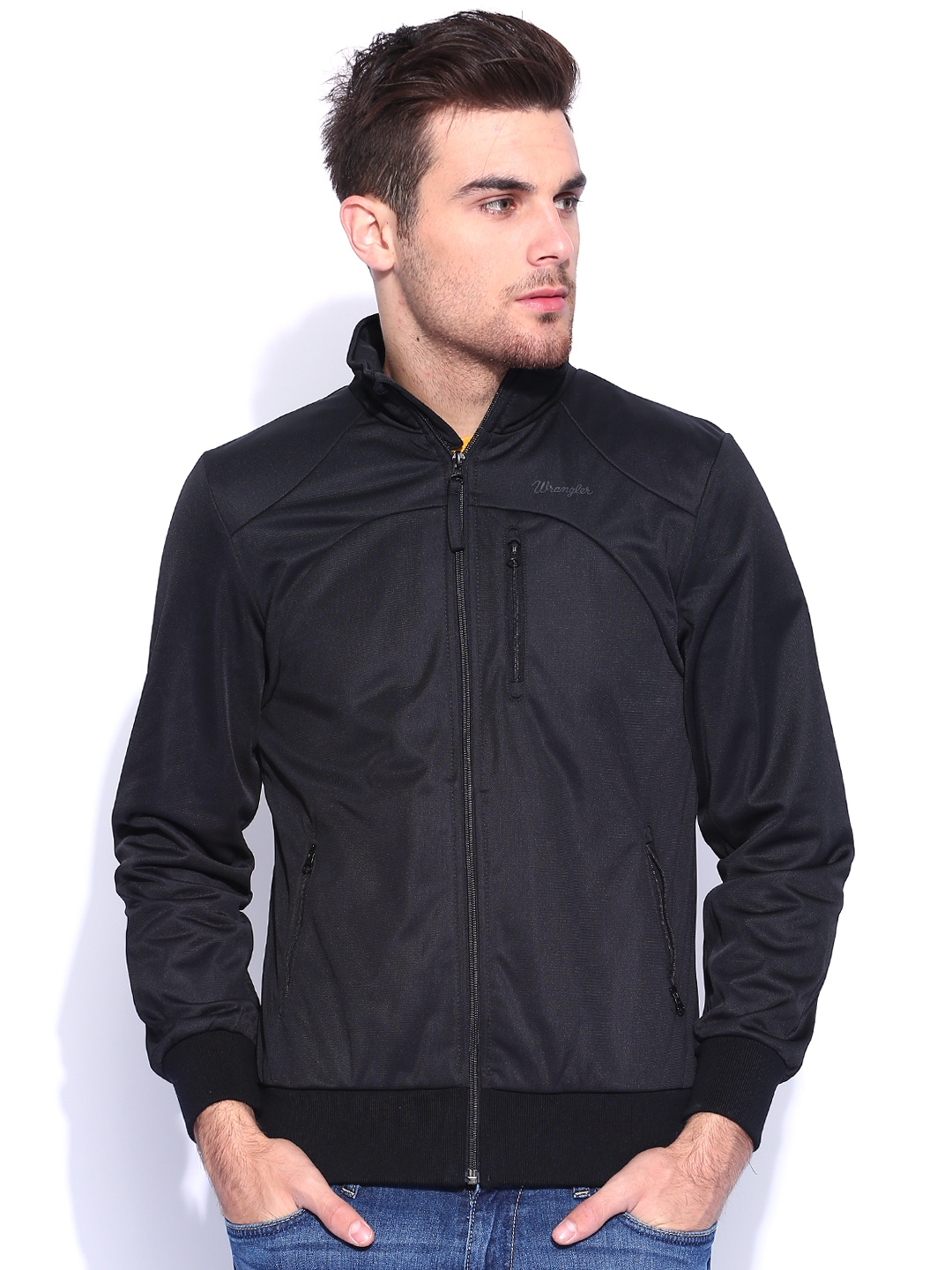 Buy Wrangler Black Rider Slim Fit Jacket - Jackets for Men 896191 | Myntra