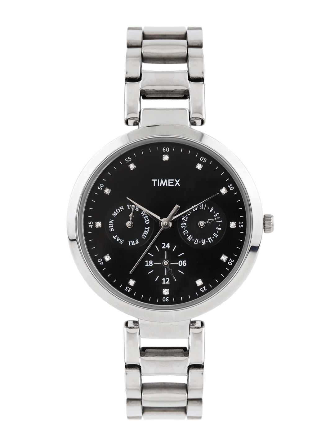 timex black watch womens