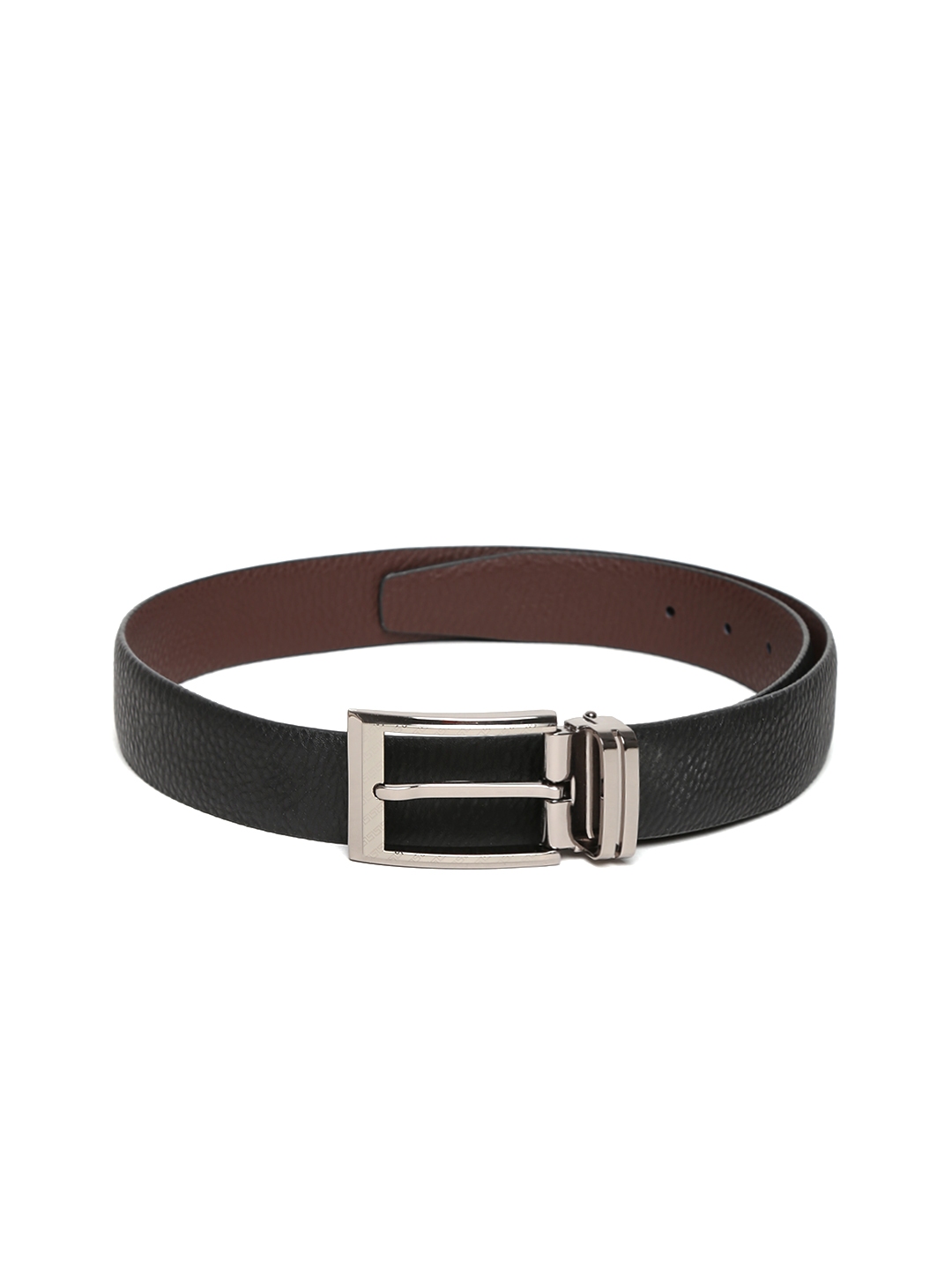 Alvaro Castagnino Men's Black Color Leather Belt