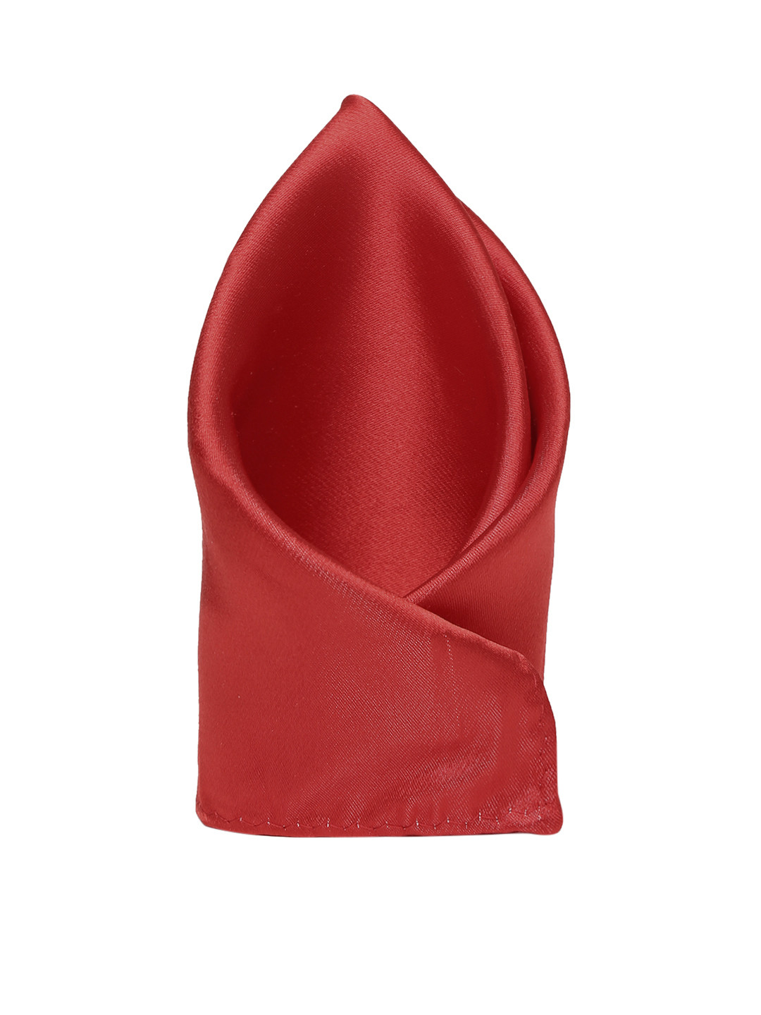 Alvaro Castagnino Men Red Silk Pocket Square