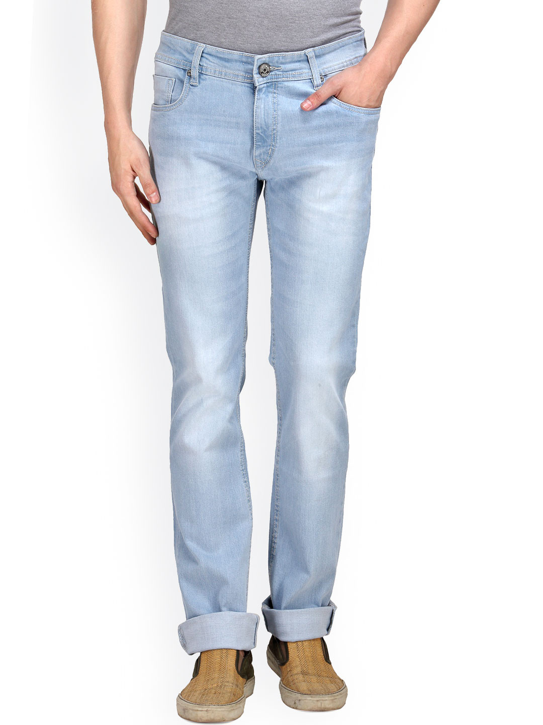 vintage light blue jeans