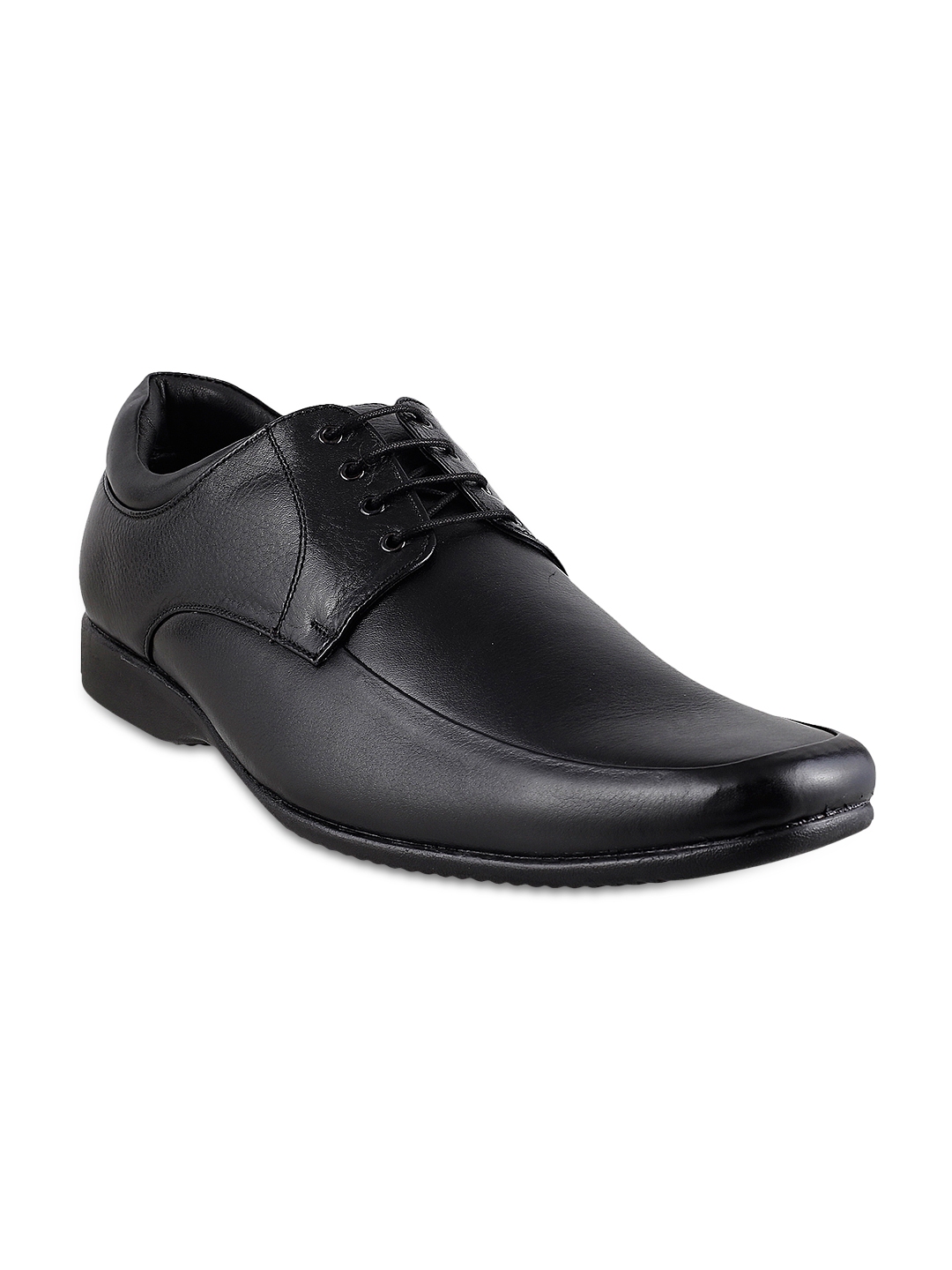 Buy Mochi Men Black Leather Formal Shoes Formal Shoes for Men 956391 Myntra