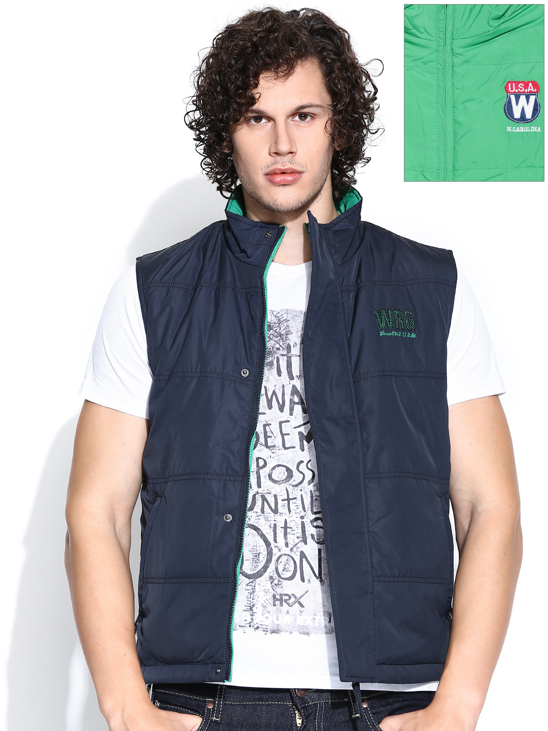wrangler sleeveless jacket