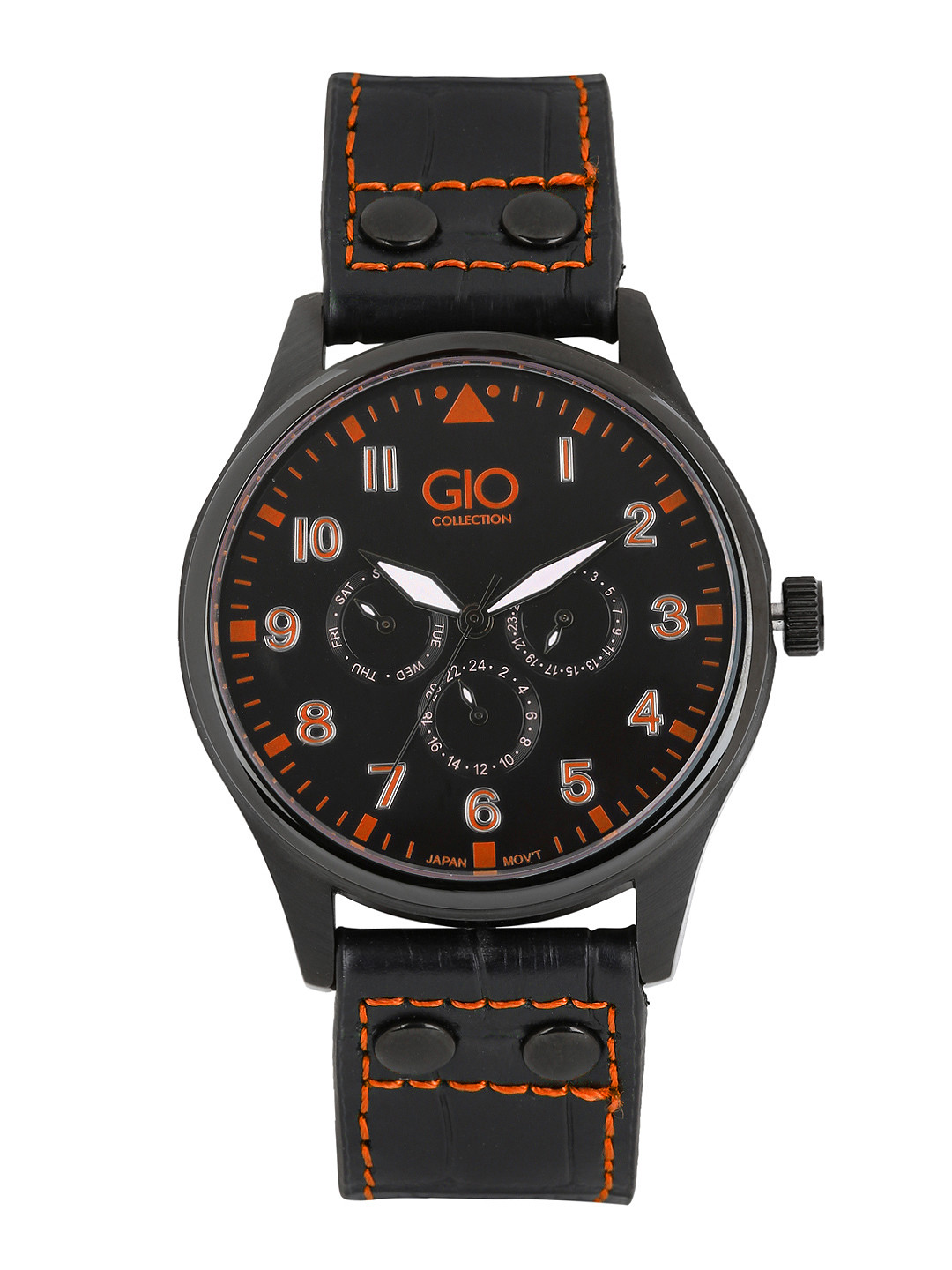 GIO COLLECTION Men Black Dial Watch G0068-01