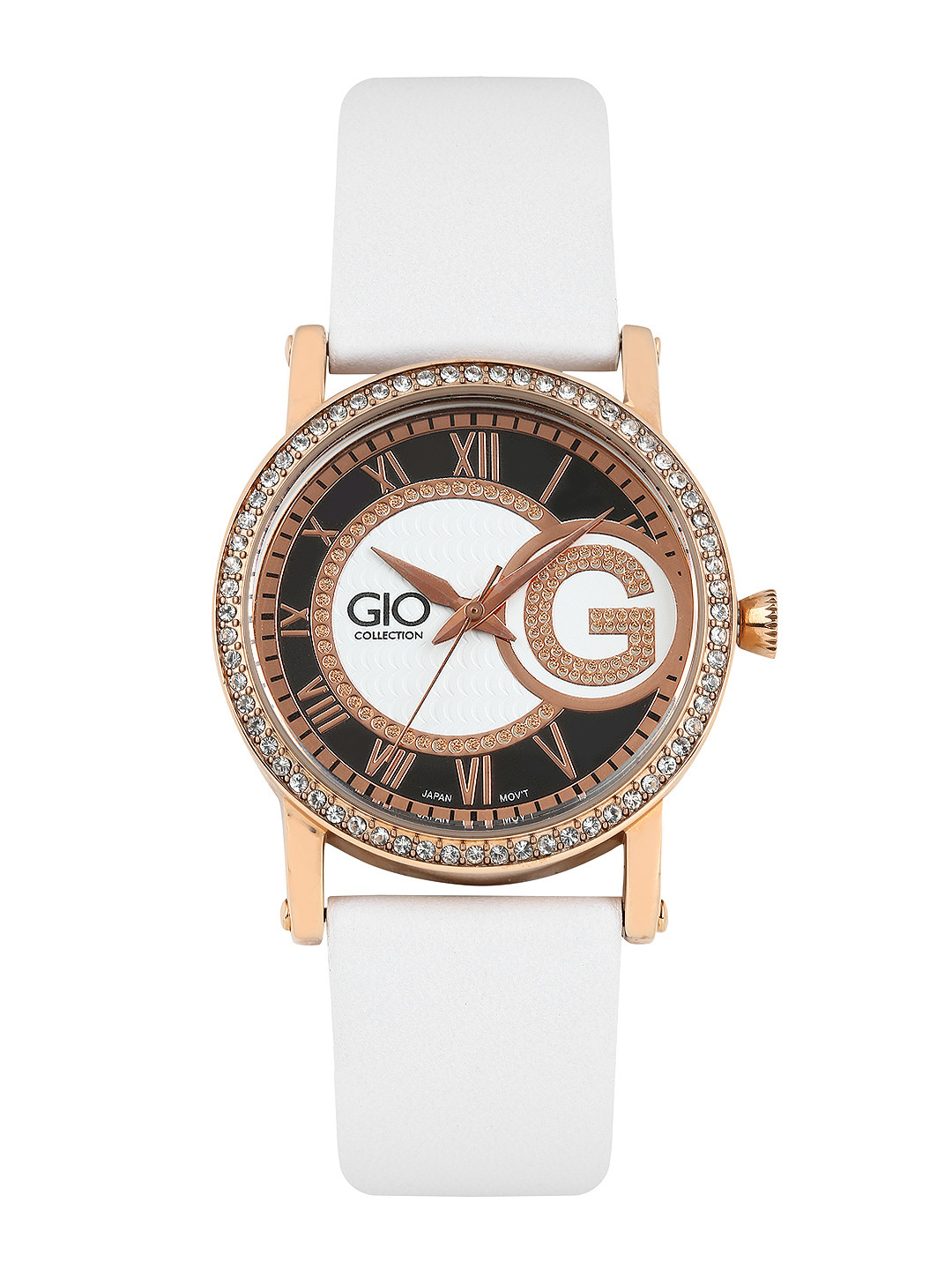 GIO COLLECTION Women Black & White Dial Watch G0037-03