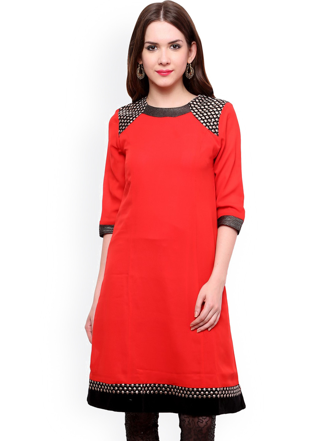 Pannkh Red Kurta