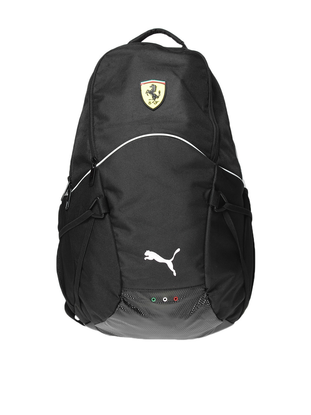 black ferrari backpack