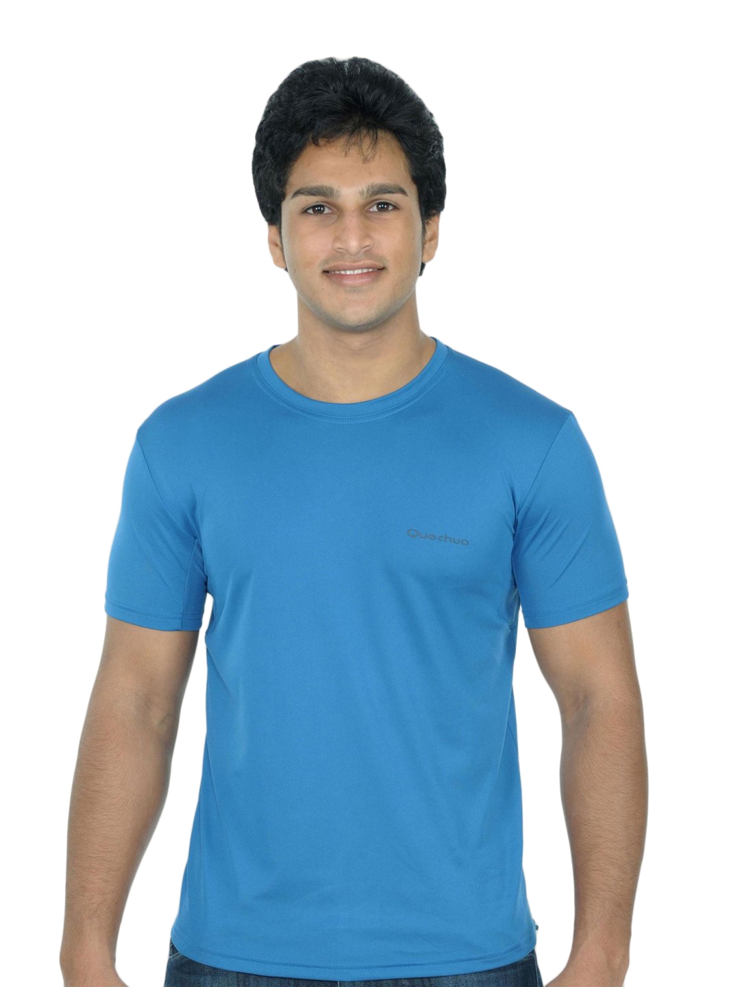 Buy Quechua By Decathlon Men Sweat Proof Blue T Shirt - Tshirts for Men 1563 Myntra
