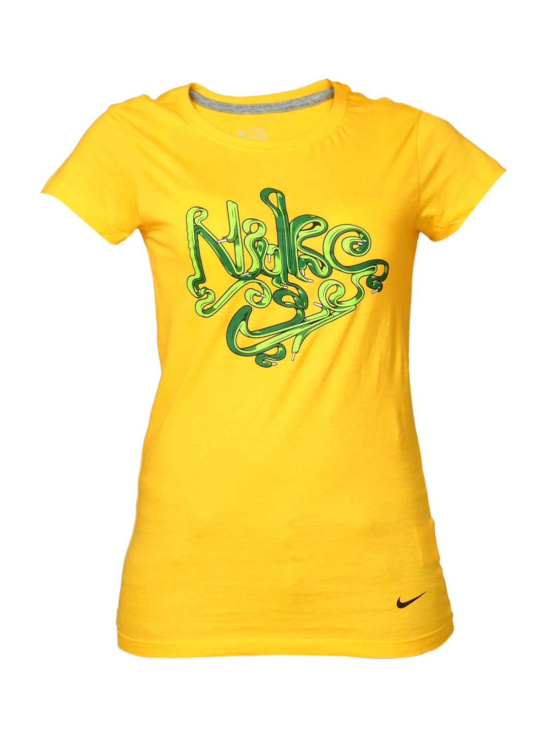 yellow nike womens shirt