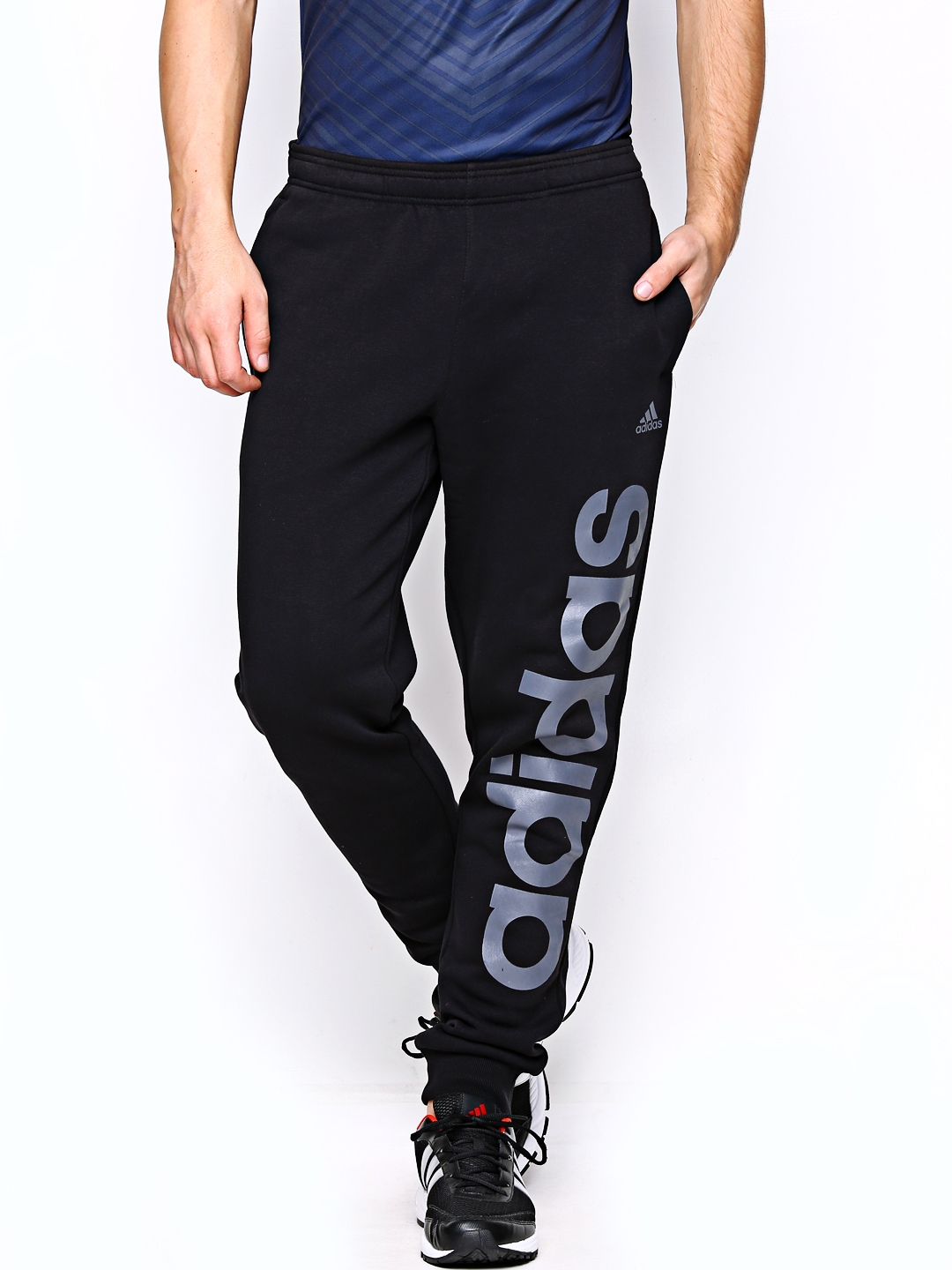 Buy ADIDAS Men Black ESS CH Track Pants - Track Pants for Men 547253 |