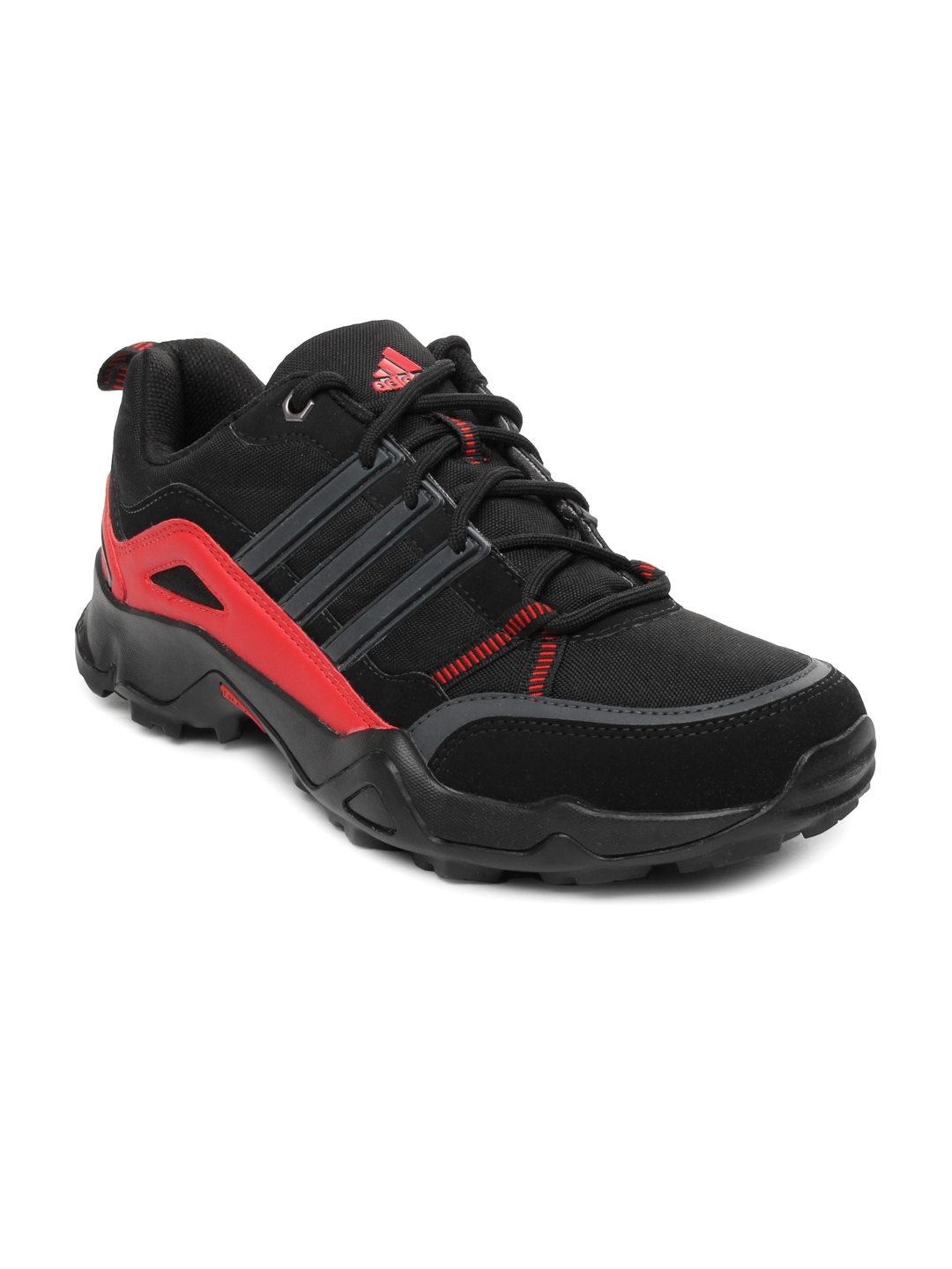 adidas woran black and red sports shoes adidas woran black and red sports shoes