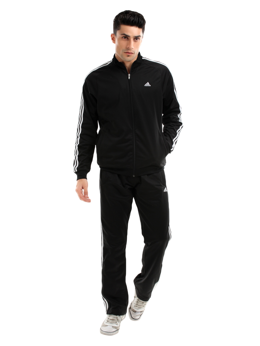 Got ready Symmetry To edit Buy ADIDAS Men Black Climalite Tracksuit - Tracksuits for Men 97494 | Myntra