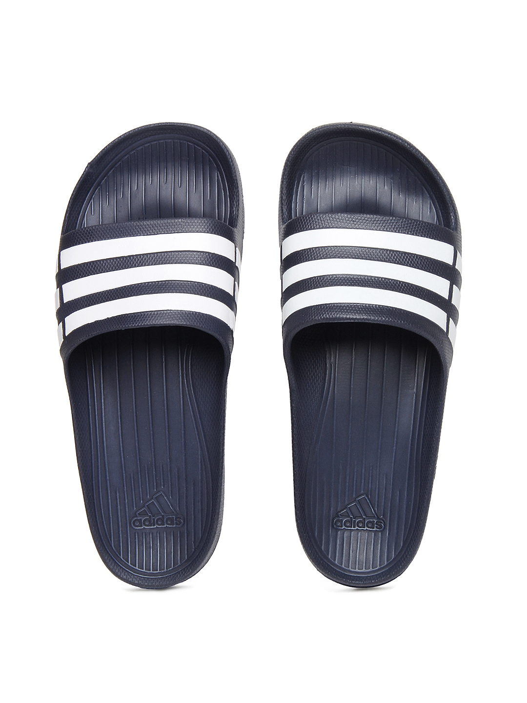 Navy discount adidas sliders