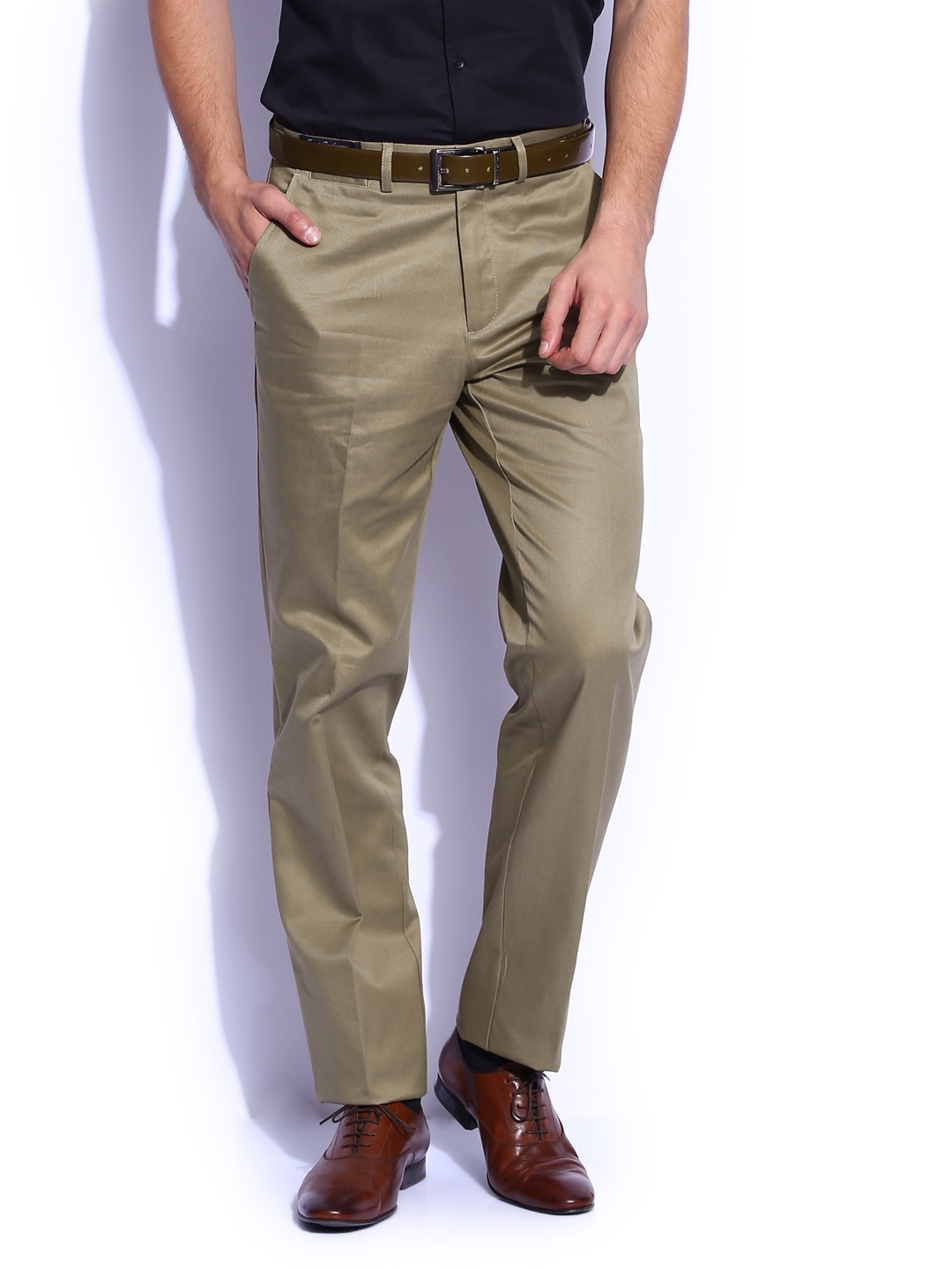 Slim Leg Trousers with Buttonsafe  Endource