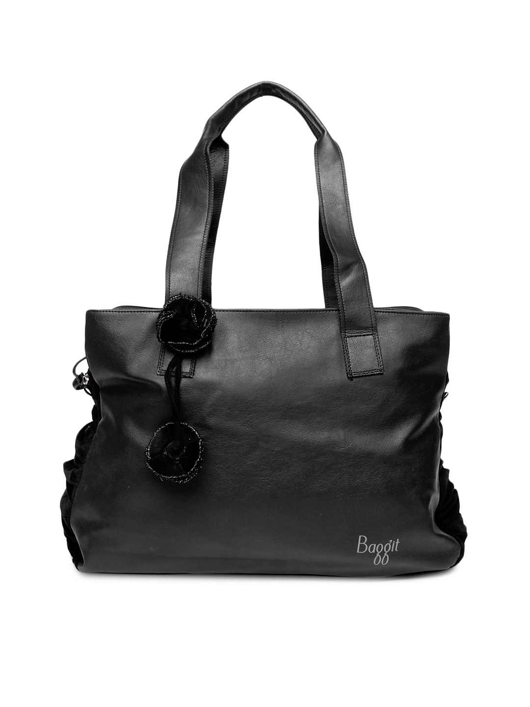 Baggit black handbag sales