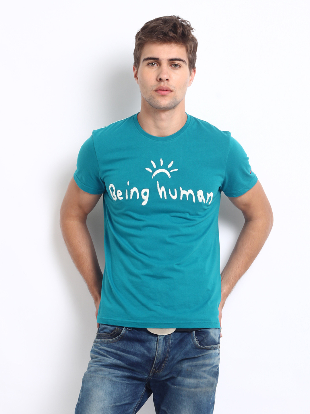 Buy Being Human Clothing Men Blue Hope 