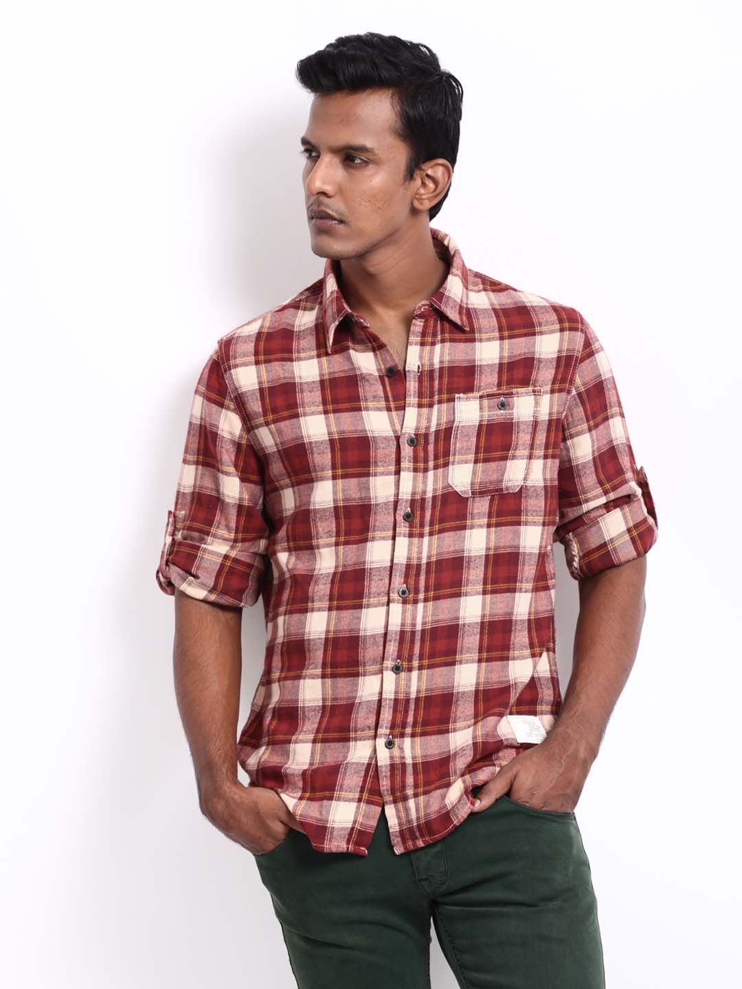 Multicolor Checked Cotton Mens Calvin Klein Shirts at Rs 550 / 100 piecs in  Asansol