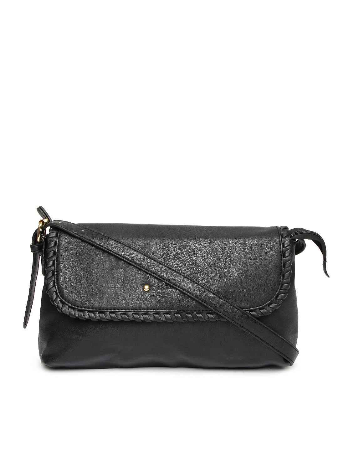 Buy Caprese Black Sling Bag - Handbags 