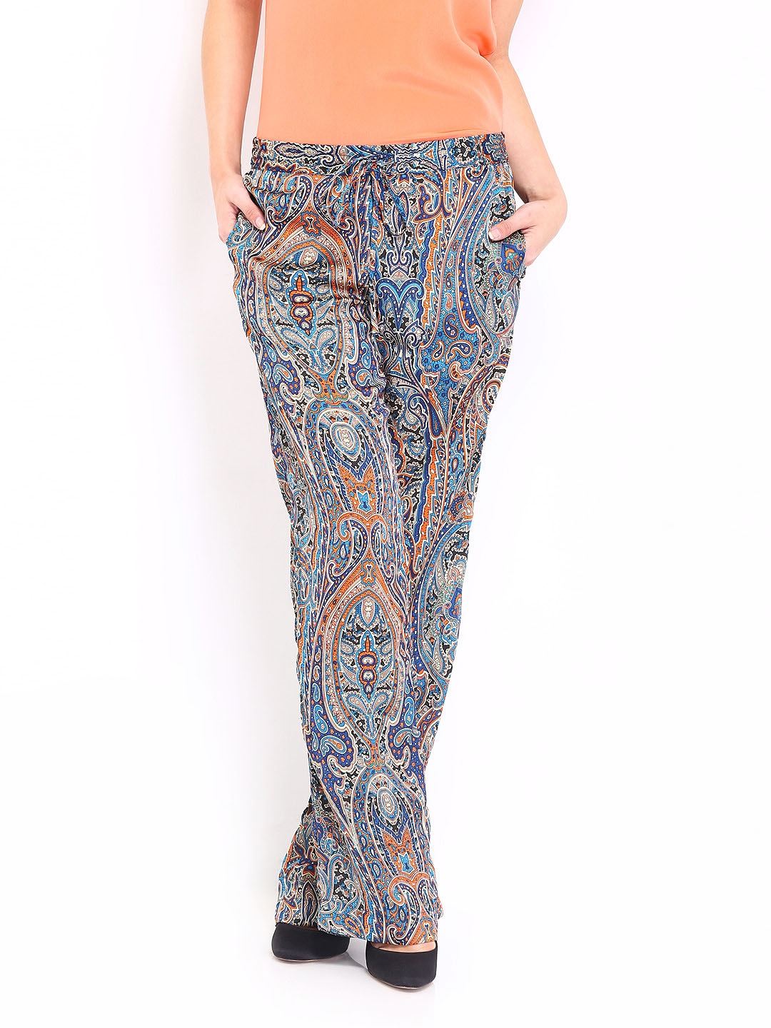 Lyra Pants  Buy Lyra Solid Coloured Free Size Kurti Pant for WomenRed  Online  Nykaa Fashion