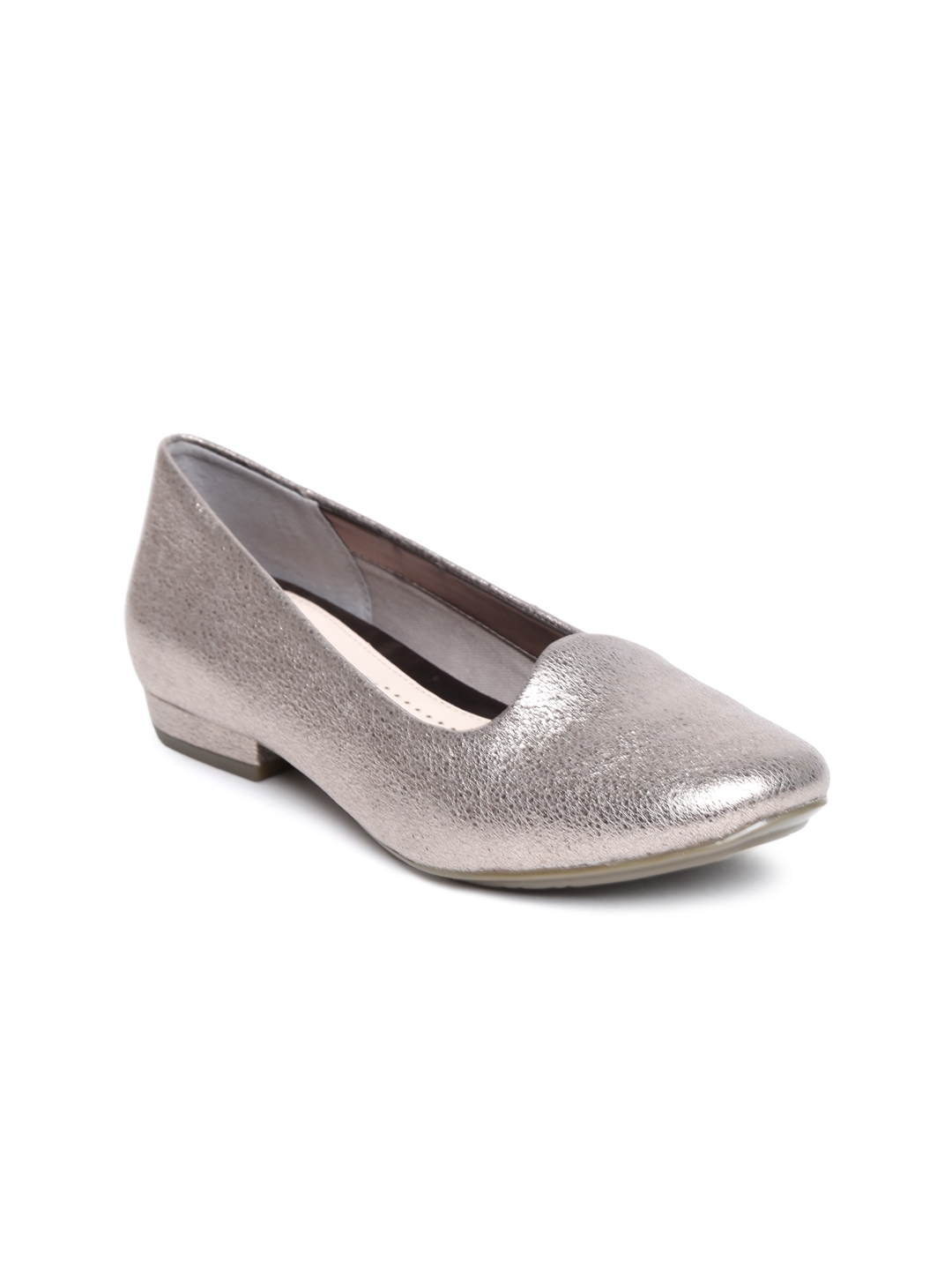 clarks silver shoes