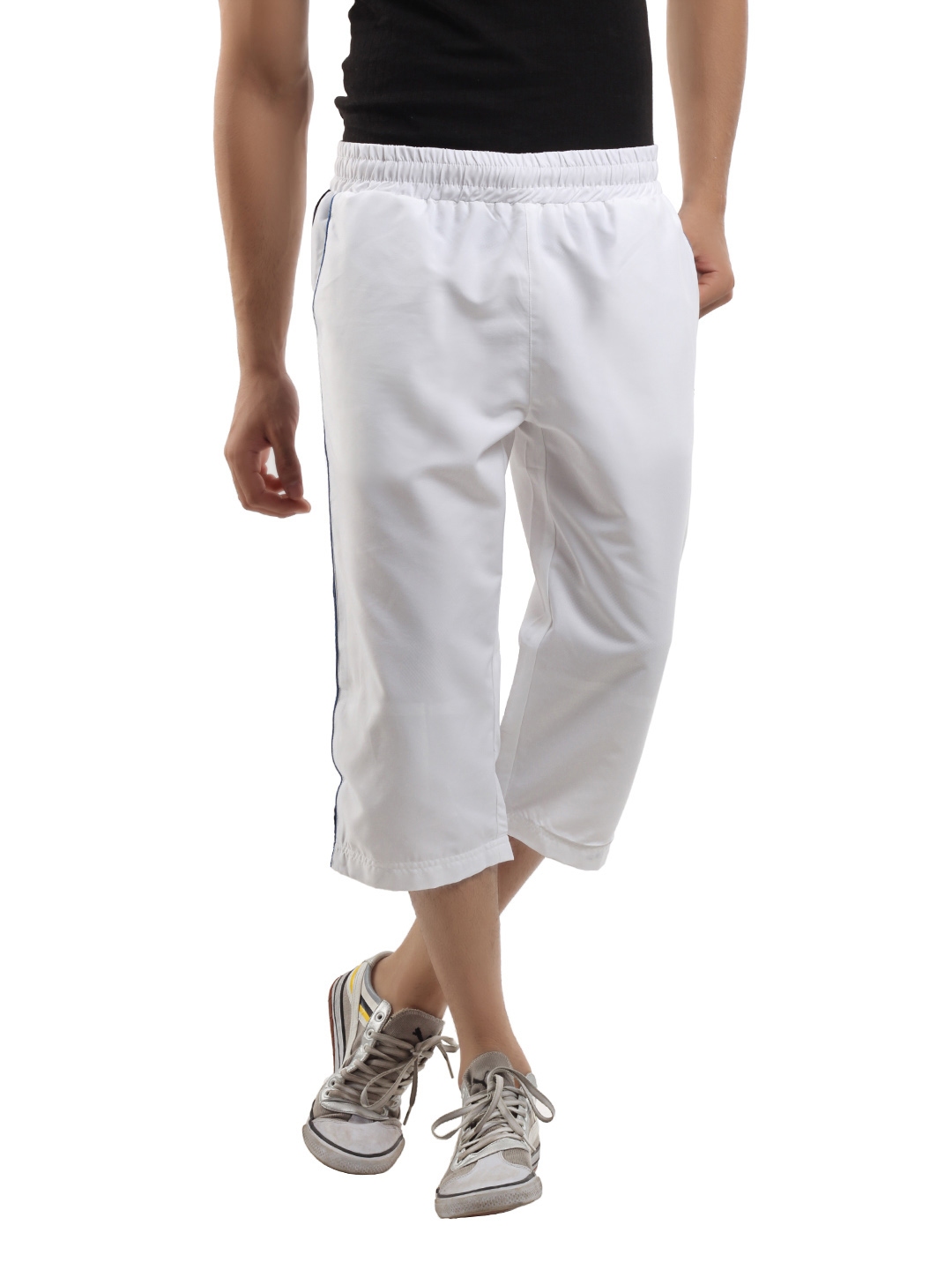 Buy Fila Men White 34 Length Pants  Shorts for Men 86181  Myntra