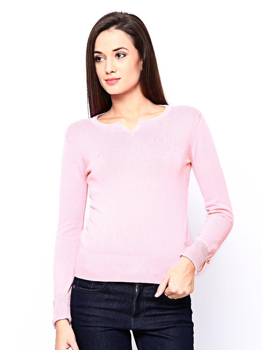 light pink sweaters