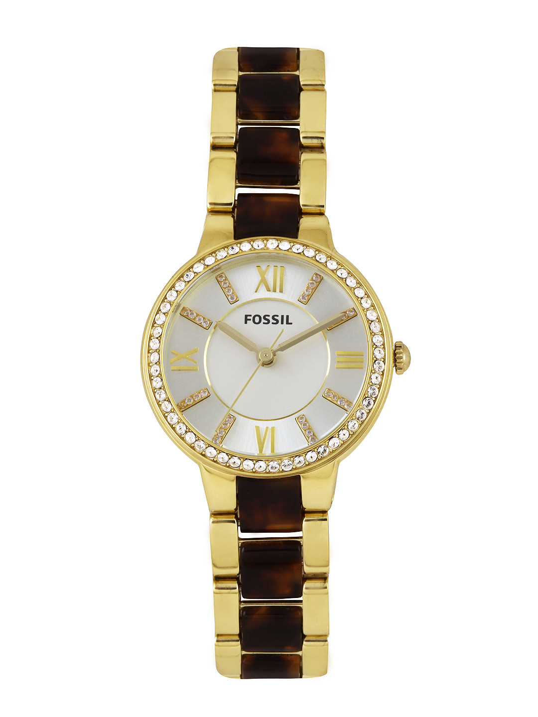 Buy Fossil Women Off White \u0026 Silver 