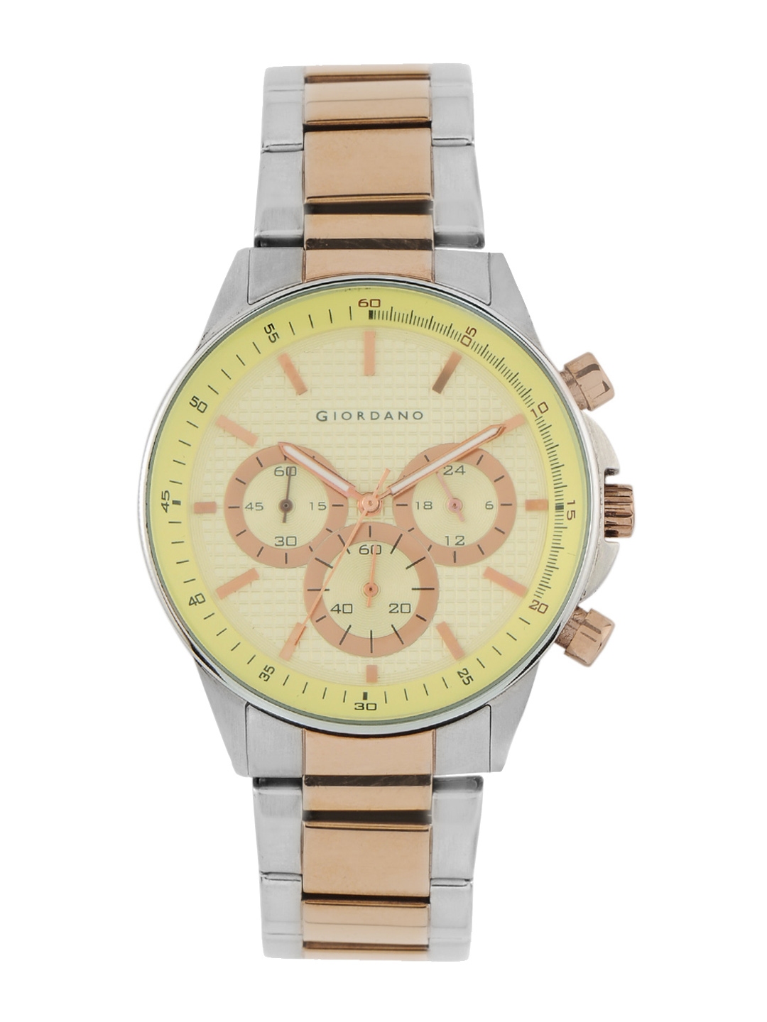 Buy Giordano Men Cream Yellow Dial Watch Watches for Men 29409