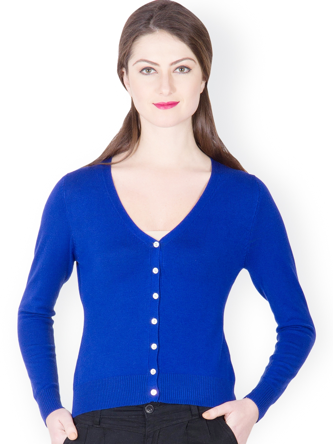 Buy Gipsy Women Royal Blue Cardigan - Sweaters for Women 634433 Myntra