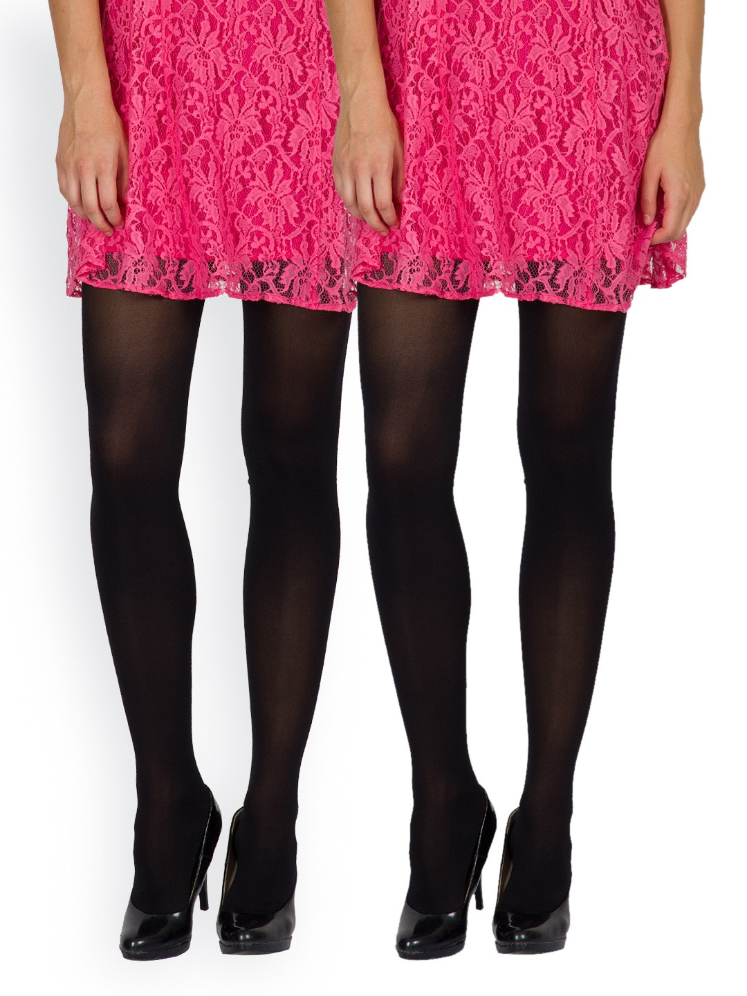 Lebami Set Of Two Black Stockings