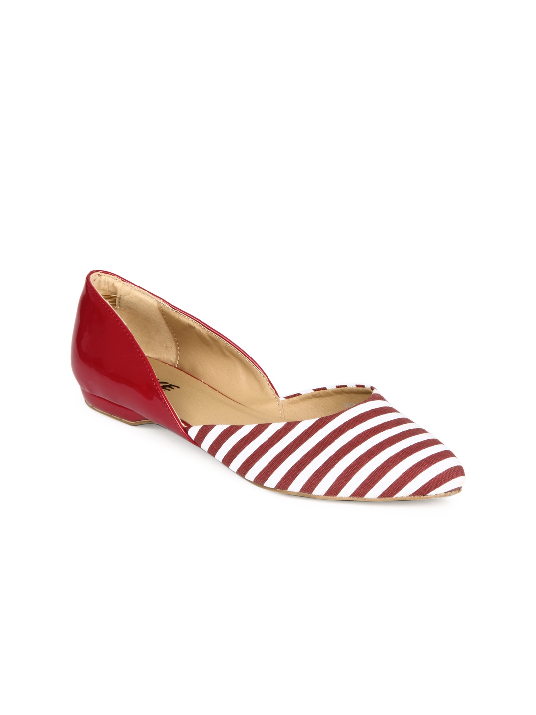 Red and deals white flats