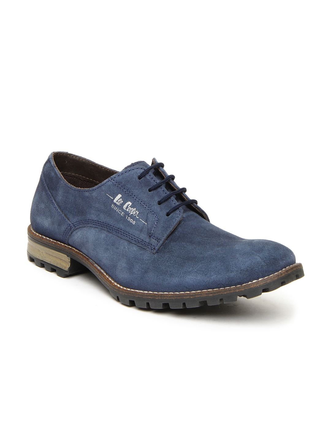 Buy Lee Cooper Men Blue Suede Casual Shoes - Casual Shoes for Men 318286 |  Myntra
