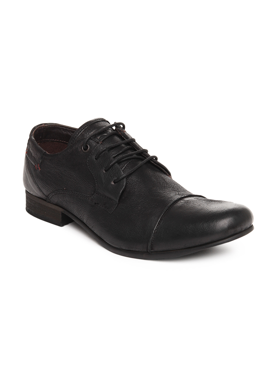 Buy Levis Men Black Leather Semi Formal Shoes - Formal Shoes for Men 167164  | Myntra
