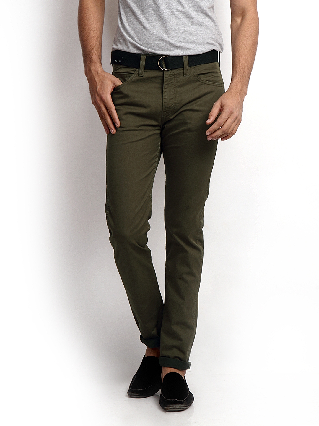 Buy Levis Men Olive Green 510 Line 8 Skinny Fit Jeans - Jeans for Men  232033 | Myntra