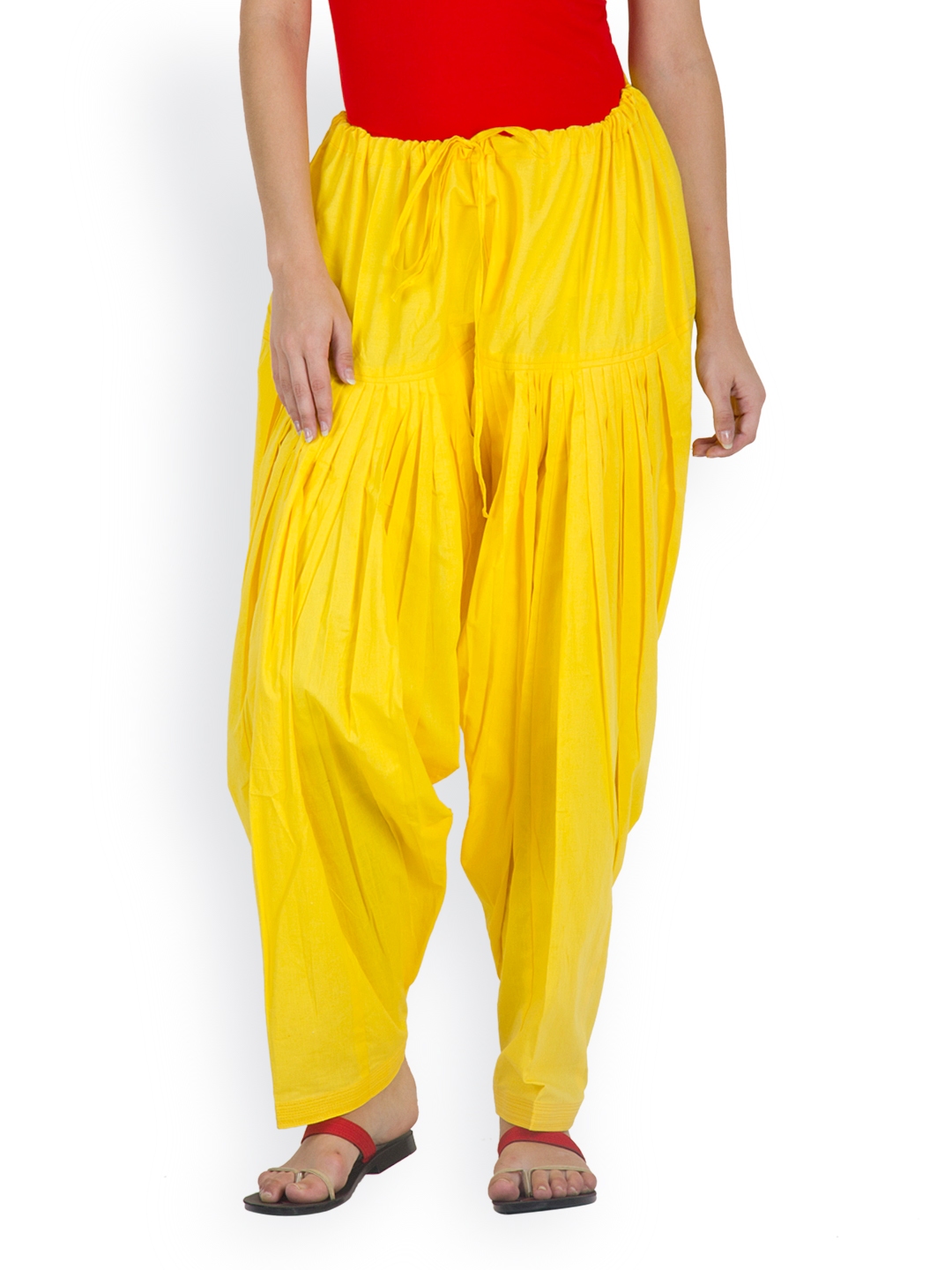 yellow patiala pants