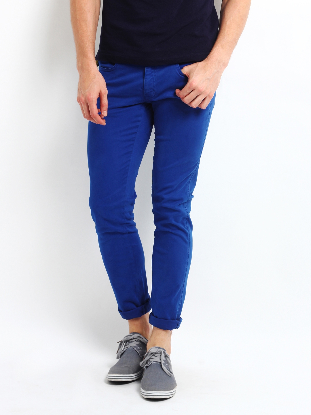 dynamisk Kostume censur Buy Locomotive Men Royal Blue Second Skin Super Slim Fit Jeans - Jeans for  Men 140608 | Myntra
