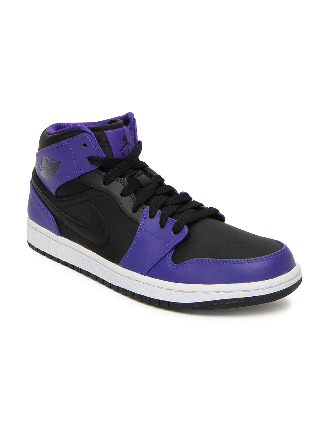 Purple and black jordan 1 hot sale