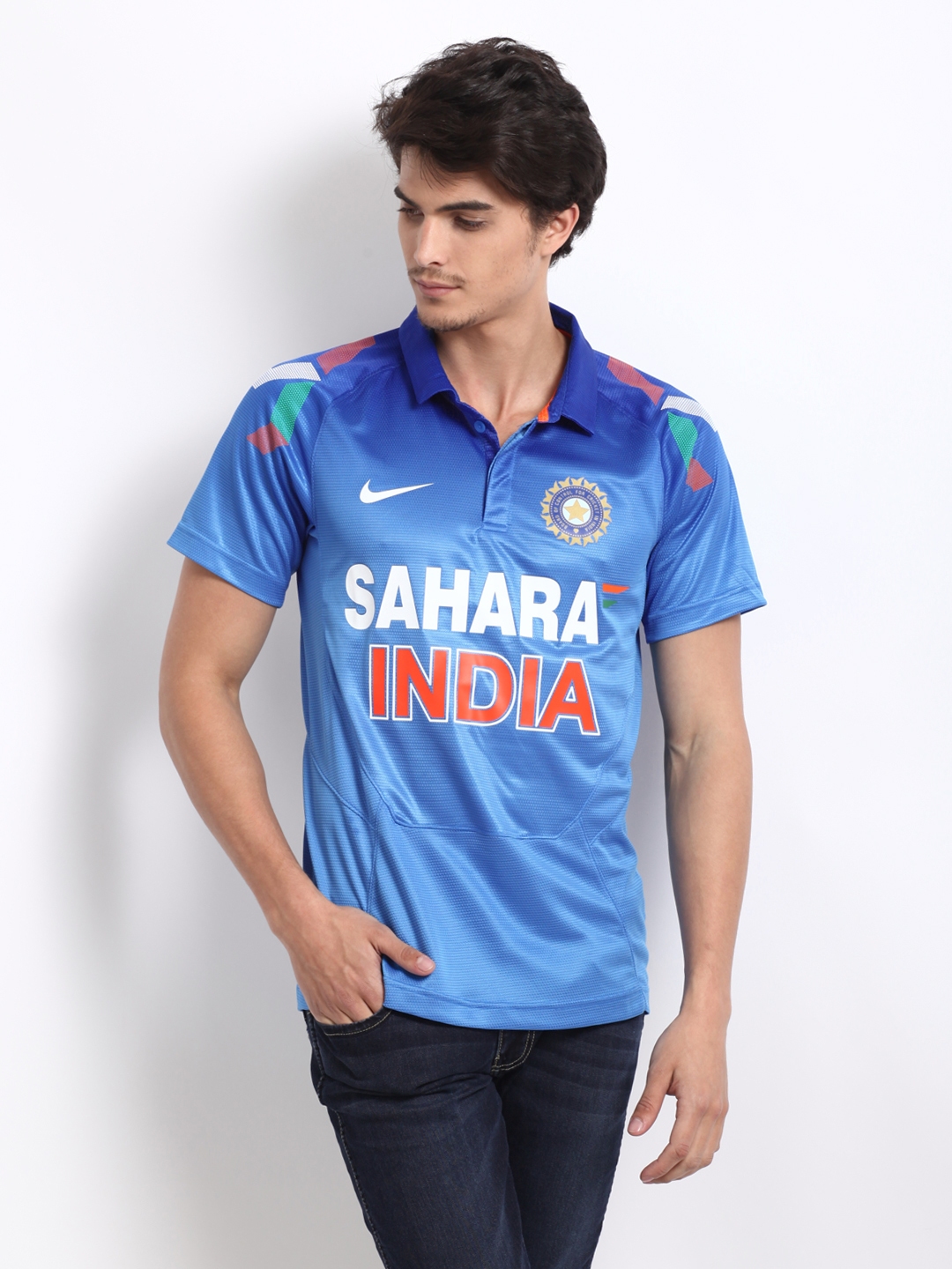 indian cricket t shirt nike