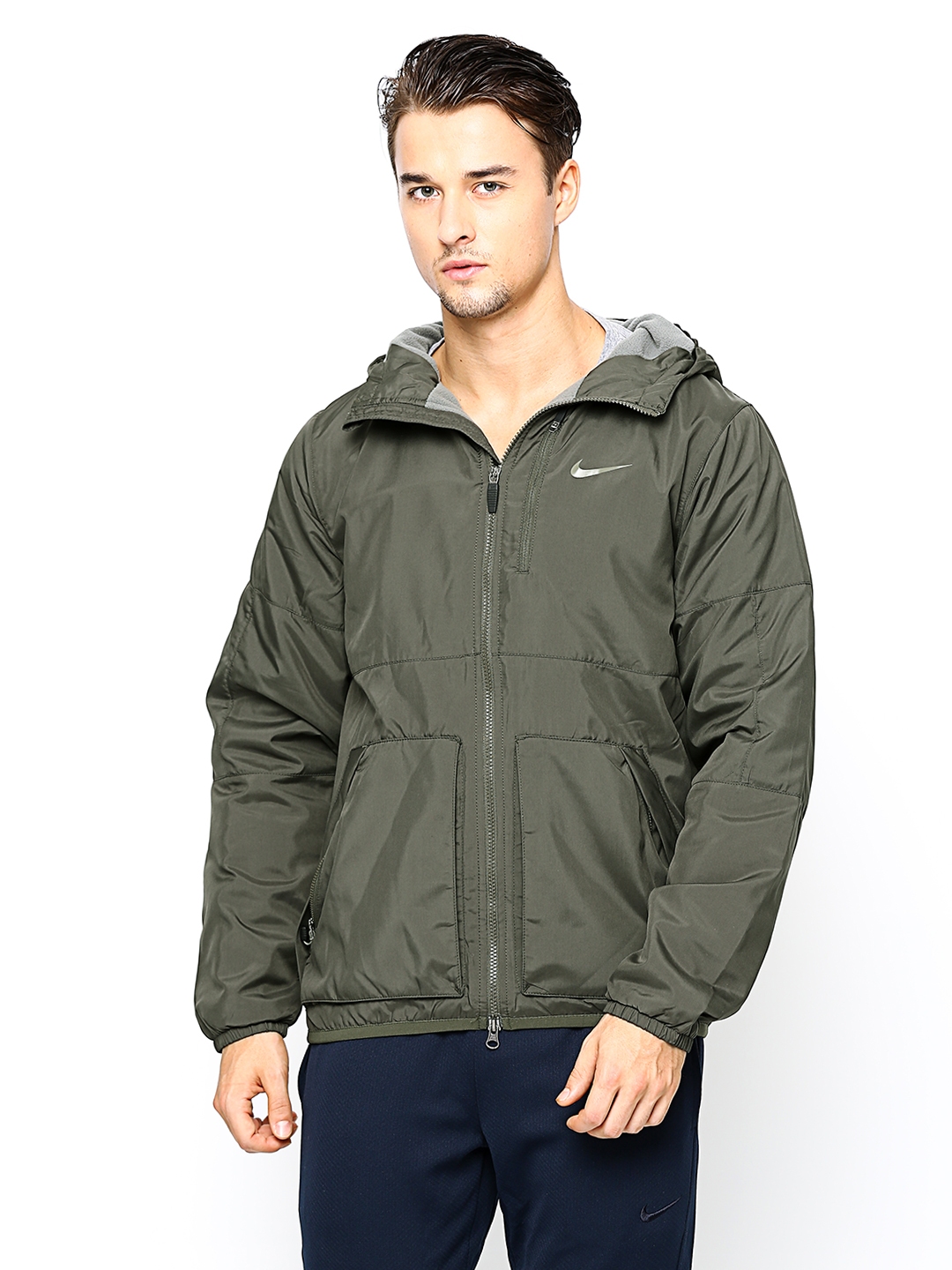 Draak behuizing Ambitieus Buy Nike Men Olive Green EM NIKE ALLIANCE Jacket - Jackets for Men 472887 |  Myntra