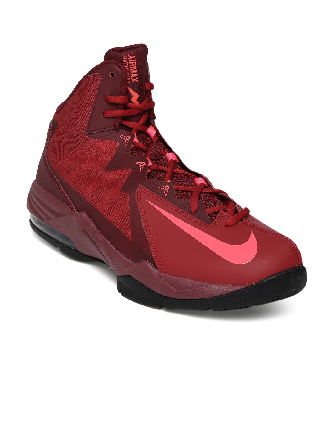Buy Nike Men Maroon Air Max Stutter Step Basketball Shoes - Sports Shoes Men 468728 | Myntra