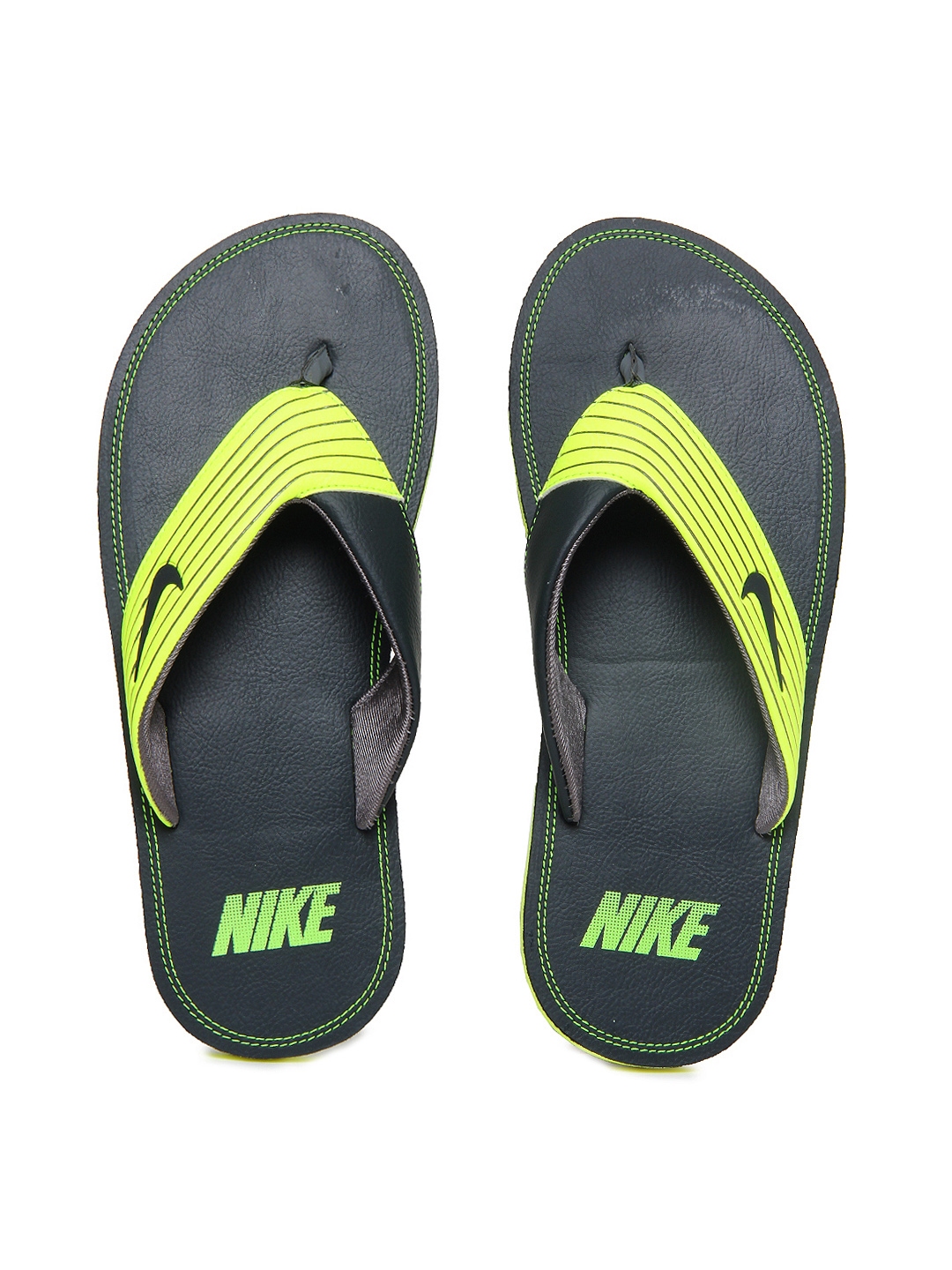Buy Nike Men Neon Green \u0026 Grey Chroma 