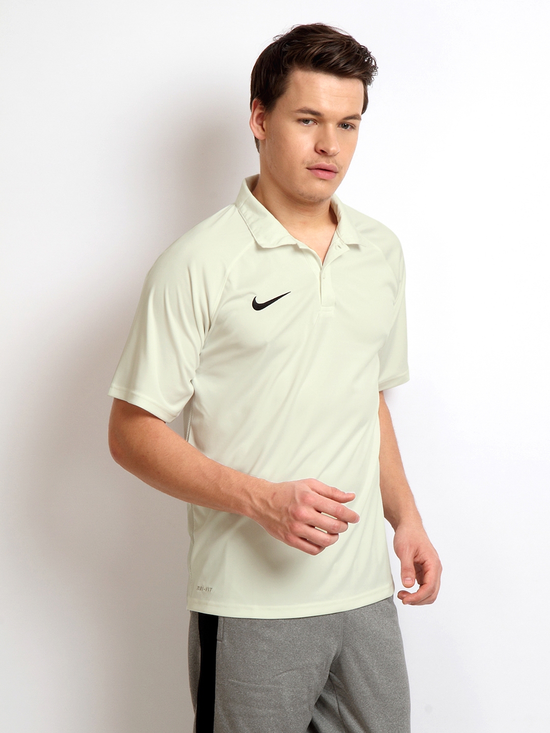 nike cricket t shirt white