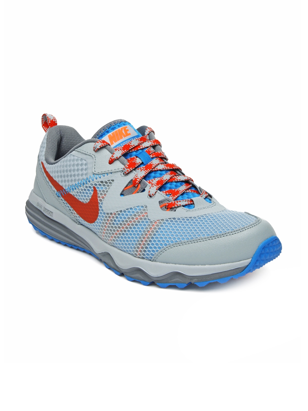 Vedligeholdelse Skole lærer Lilla Buy Nike Men Grey Dual Fusion Trail Running Shoes - Sports Shoes for Men  490433 | Myntra