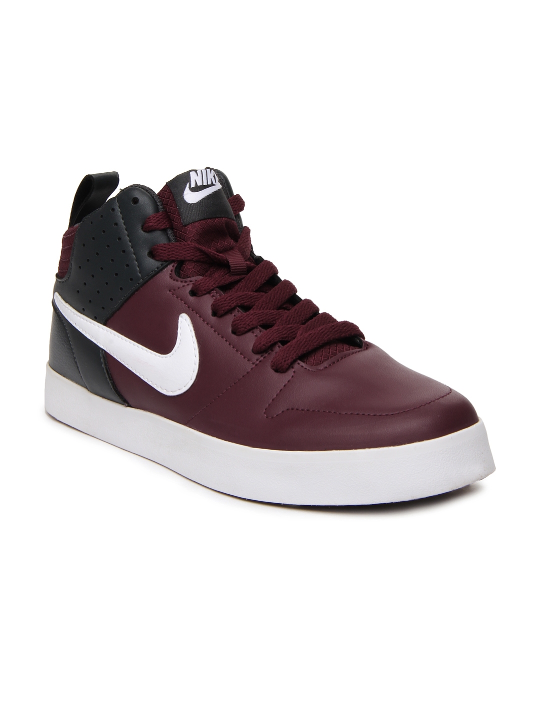 Buy Nike Burgundy Liteforce III Mid Sl In NSW Casual Shoes Casual Shoes for Men 354913 Myntra