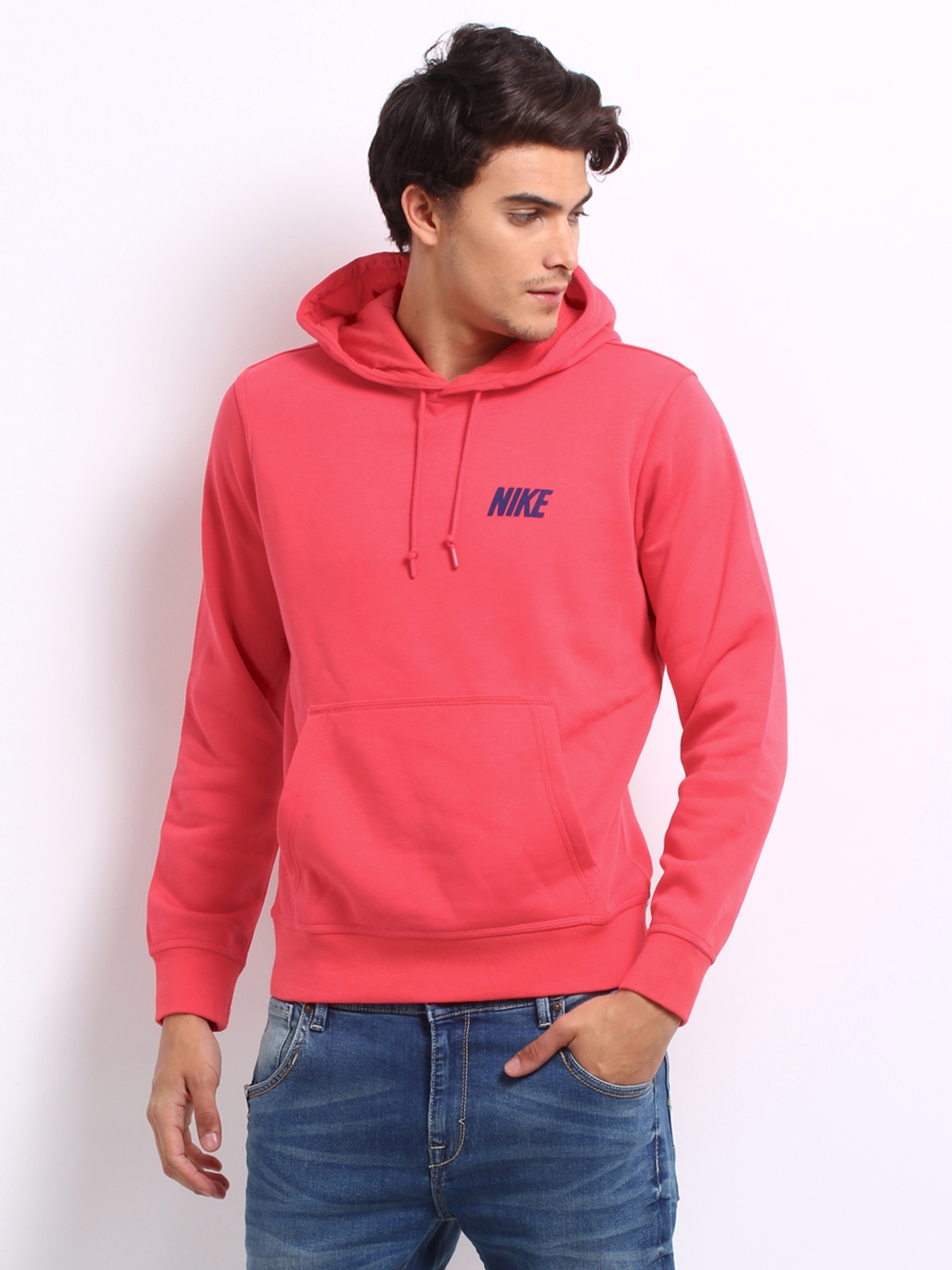 Nike hoodie cheap pink men's