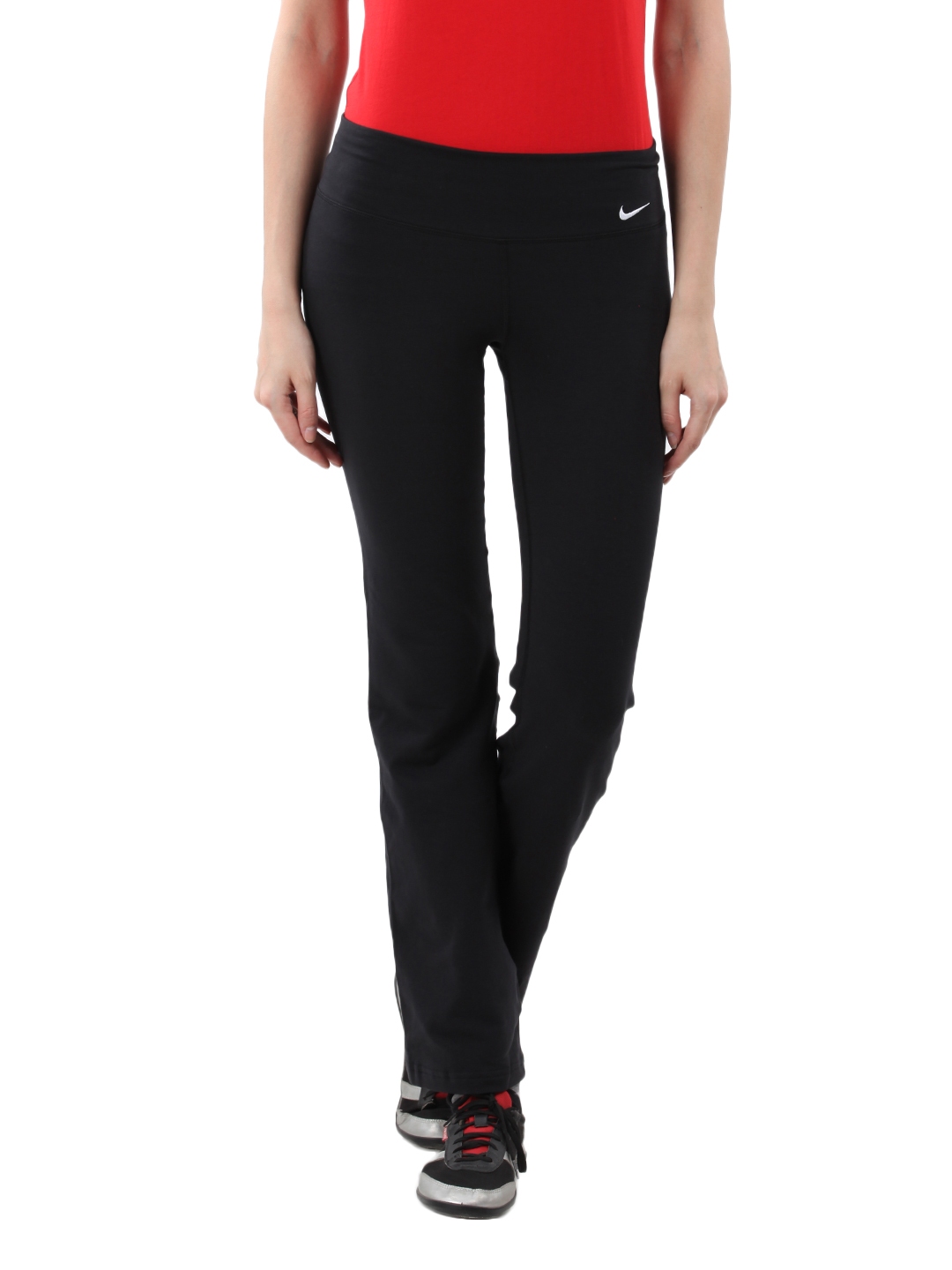 Womens Black Nike Gym Pants Life Style Sports 48 OFF