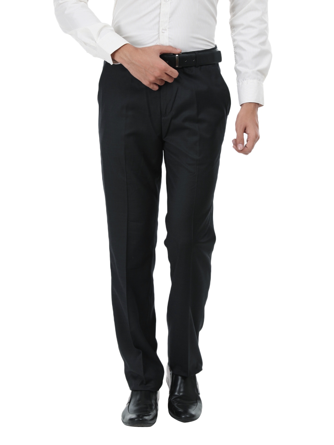 Arrow Formal Trousers  Buy Arrow Micro Check Super Slim Fit Navy Blue  Trousers Online  Nykaa Fashion