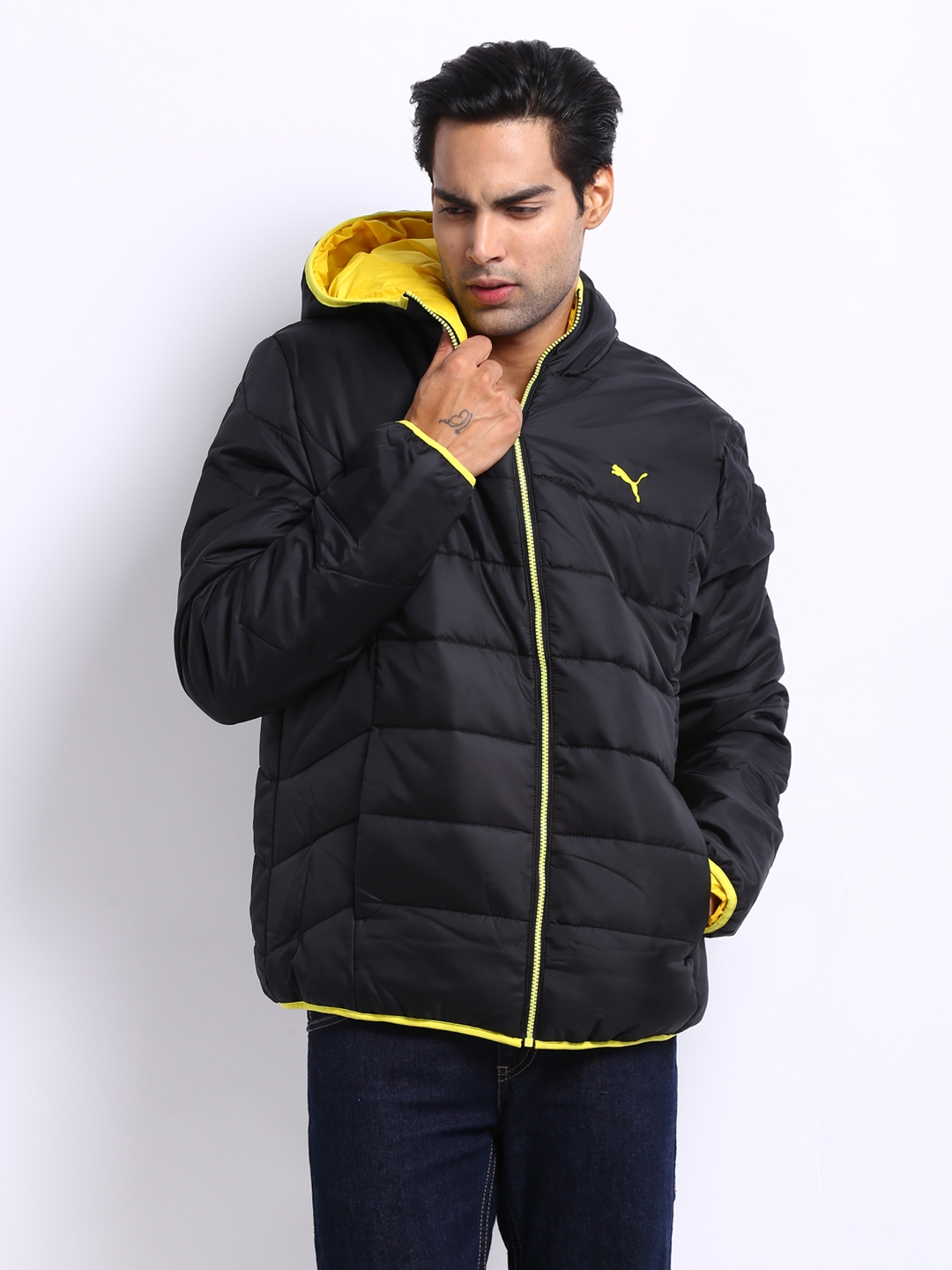 myntra puma sweaters